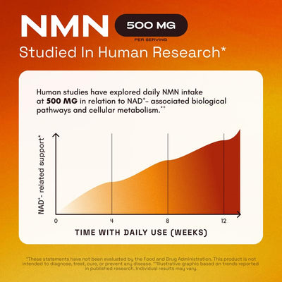 NMN Supplement, Quercetin, TMG, Resveratrol — Supports Cellular Energy & NAD+ Levels
