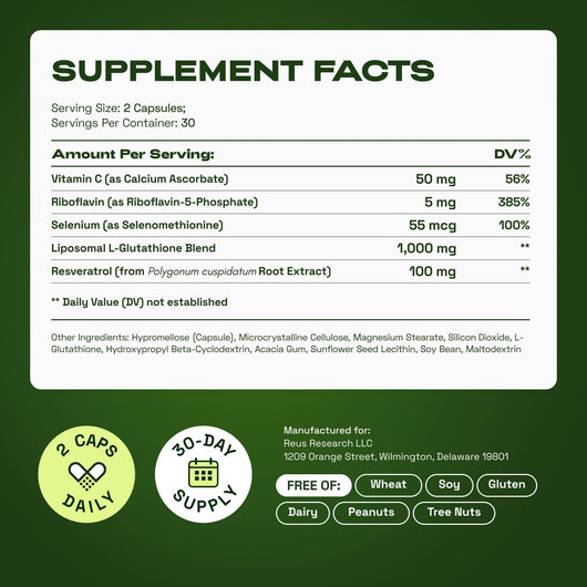 Liposomal Glutathione: Antioxidant Defense Support