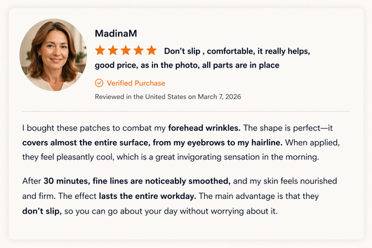 Instant Wrinkle-Smoothing Forehead Patch