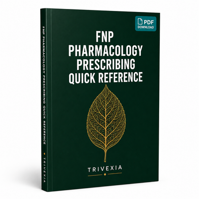 FNP Pharmacology Prescribing Quick Reference